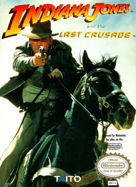 Indiana Jones and the Last Crusade (USA) (Taito) box cover front